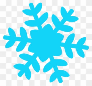 All About Snowflakes Plus Free Coloring Pages/templates, - Snowflake Blue Clip Art - Png Download