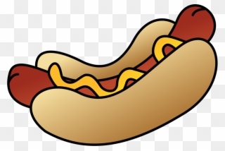 Hot Dog Bun Hamburger Classic Clip Art Sausage Bun - Hot Dogs Clip Art - Png Download