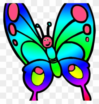 Butterfly Cliparts Butterfly Clipart Butterflys Pinterest - Colorful Butterfly Clipart - Png Download