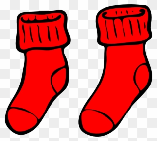 Red Clip Art At Image Royalty Free Download - Clip Art Red Socks - Png Download
