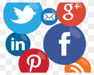 Social Media Icons Clipart Social Marketing - Social Media Symbol Transparent - Png Download