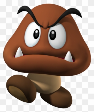 Top 10 Most Important Mario Characters - Mario Goomba Clipart