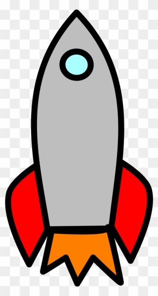Big Image - Rocket With Window Clipart