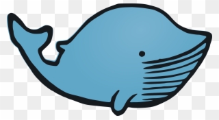 Whale Vector Clipart Image - Whale Big Fish Clipart - Png Download