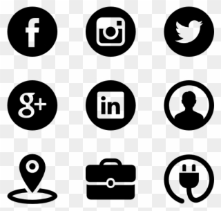 251 Social Media Icon Packs - Iconos Redes Sociales Png Clipart