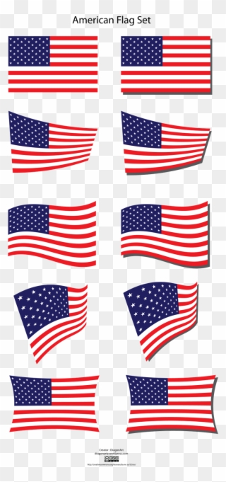 American Flag Clip Art Free Download Usa Bfdi Png Download Full