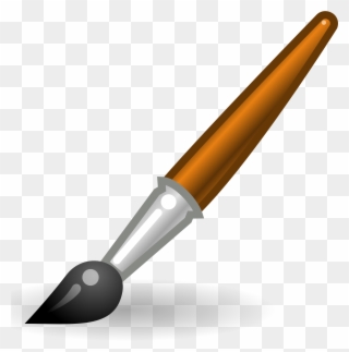 Paint Brush Clip Art - Paint Brush - Png Download