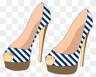 Clipart Women Free Commercial High Heeled Art Clothing - High Heels Clip Art - Png Download