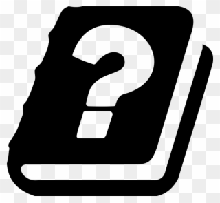 Helpful - Question Book Icon Clipart