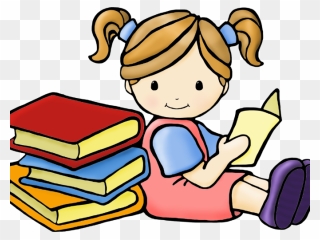 Library Clipart Shhh - Reading Books Clipart Png Transparent Png