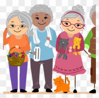 Old People Clipart Old People Clip Art And Information - 1 October World Elders Day - Png Download