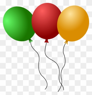 Cartoon Balloon Clipart For Birthday Preschool Party - Balloon Clipart - Png Download