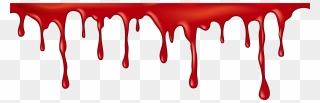 Blood Dripping Happy Halloween In Blood Clipart