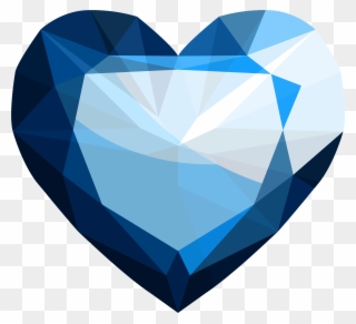Sapphire Heart Png Clipart - Sapphire Heart Png Transparent Png