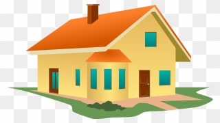 House Clipart With No Background - Transparent Background House Clipart - Png Download