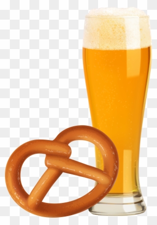 28 Collection Of Oktoberfest Beer Clipart High Quality - Beer And Pretzel Clipart - Png Download