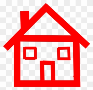Stick House Clipart Clipart Suggest - Red House Clipart - Png Download