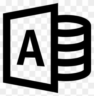 Microsoft Access Icon - Microsoft Powerpoint Icon Png Clipart