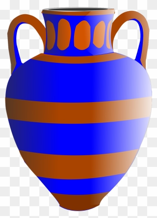 Old Fashioned Vase Blue And B - Clip Art Pictures Of A Vase - Png Download