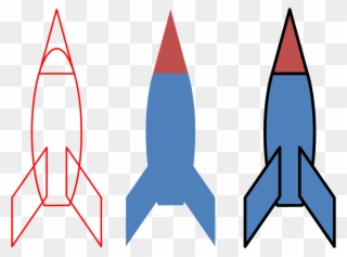 Banner Royalty Free Library Africa Clipart Shape - Rocket Shapes - Png Download