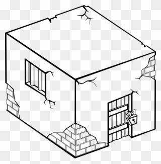 Prison Clipart Jail House - Drawing Of A Jail - Png Download