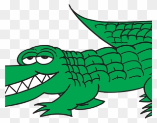 Alligator Clip Art Free 19 Crocodile Banner Black And - Crocodile Tail Cartoon - Png Download