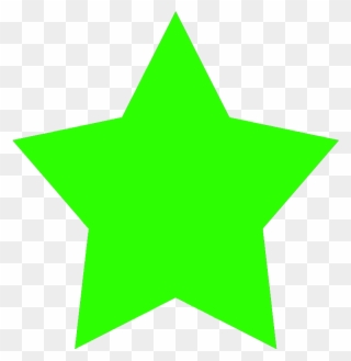Simple Star Graphic, Green Star Image - Arrow Up Clipart
