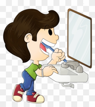 Personal Hygiene Cartoon - Oral Hygiene Clipart - Png Download
