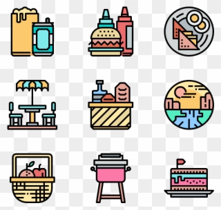 Picnic - Iconos Para Infografias Png Clipart