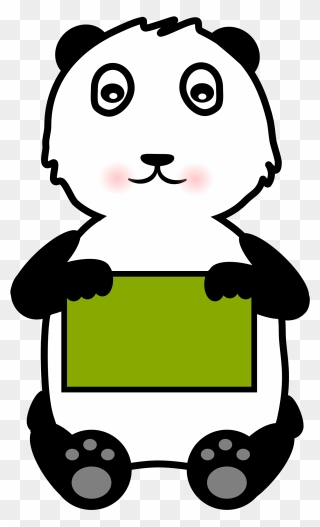 Groundhog Day Sign Clipart, Vector Clip Art Online, - Giant Panda - Png Download