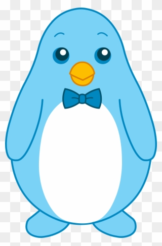 Banner Free Bow Clip Little - Little Blue Penguin Drawing - Png Download