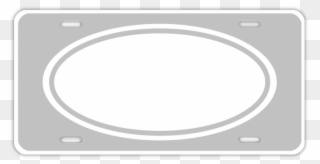 License Plate Clip Art - Circle - Png Download