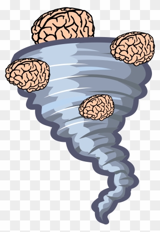 Brainstorming Is One Of The Most Fun Parts Of The Writing - Cartoon Tornado No Background Clipart