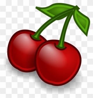 Free Vector Rocket Fruit Cherries Clip Art - Fruit Clip Art - Png Download