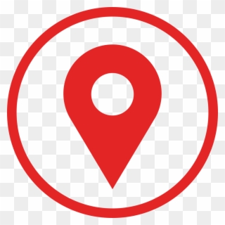 Flat Location Logo - Simbolo De Localização Vermelho Clipart