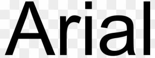 Rafika Arial - Arial Font Clipart