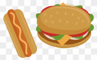 Hamburger Clipart Toastie - Hamburger Hot Dog Clipart - Png Download