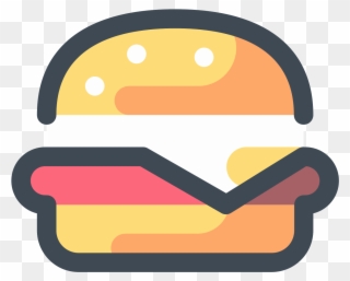 Cheeseburger Icon - Icono De Hamburguesa Clipart