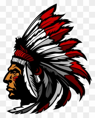 Native American Headdress Logo Clipart