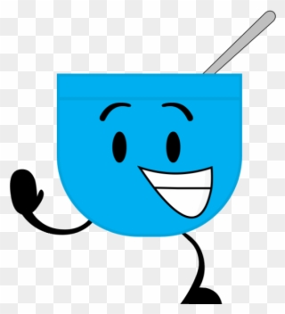 Cereal Bowl Pose - Bfdi Cereal Bowl Clipart
