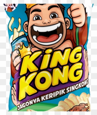 Chips Clipart Cassava - King Kong Snack - Png Download