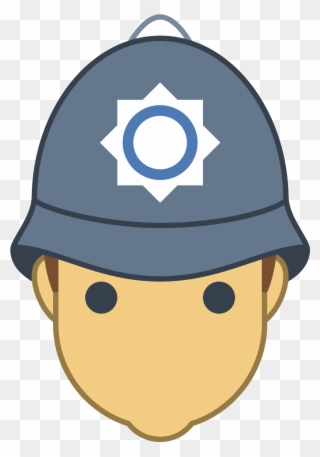 British Police Officer Icon - Uk Policeman Svg Clipart