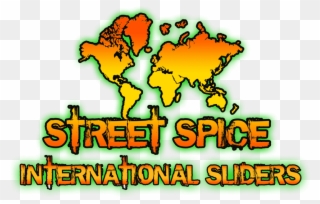 Spice Street Logo - World Map Clipart