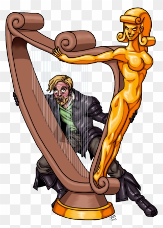 Harp Clipart Animated - The Neverending Story - Png Download