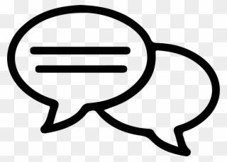 Speech Bubble Icon Png - Live Chat Icon Png White Clipart