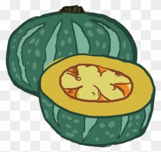 Also Know As The “japanese Pumpkin” This Squash Is - Pumpkin Clipart