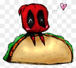 Deadpool I Love Tacos Clipart
