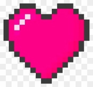 Pixels Heart Kawaii Cute Japan Kpop Aesthetic - 8 Bit Heart Clipart