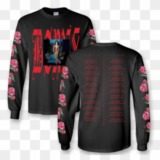 Official B - Long Sleeve Tour T Shirts Clipart