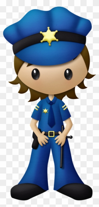 Handcuffs Clipart Bad Cop - Policia Dibujo Infantil - Png Download